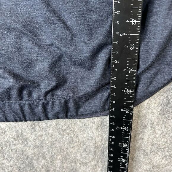 Athleta Uptempo Hoodie Medium Performance Pullover Blue Thumbholes Athleisure - Picture 6 of 9